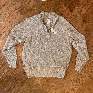 NWT Red Head Brand Co. Popover Sweater Chunky Knit Fisherman Sweater Size L